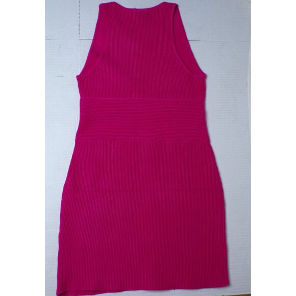 🆕 HOUSE OF HARLOW 1960 Knit Mini Dress Large Pink - Picture 8 of 11
